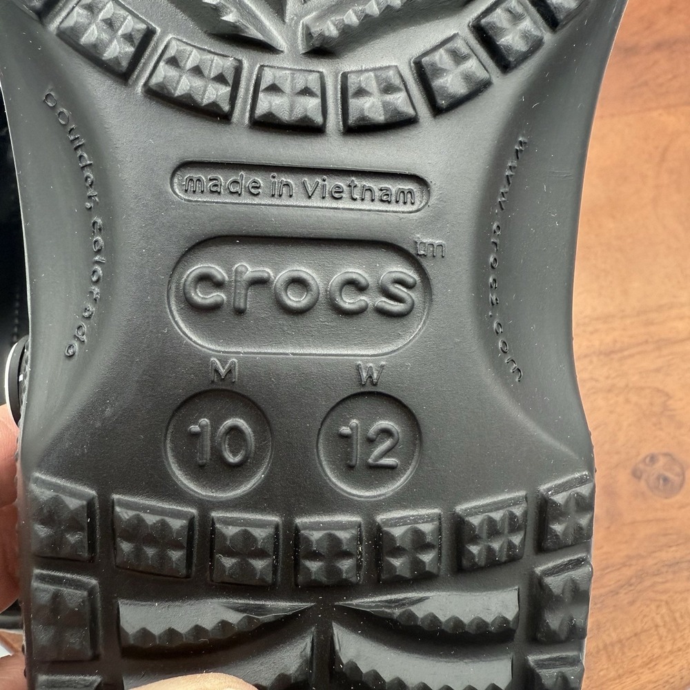 CROCS Nightmare Before Christmas Clogs Jack Skellington Disney Unisex ‎ M10/W12 - Picture 11 of 11